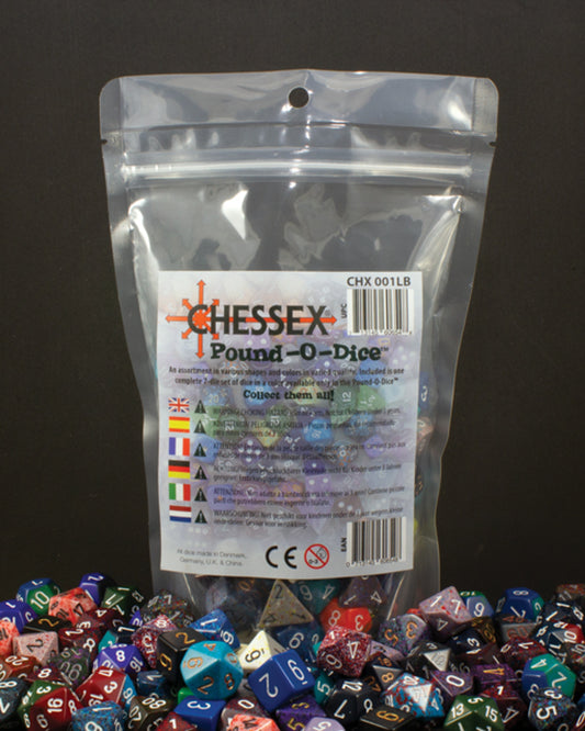 Chessex Dice: Pound of Dice (Assorted)