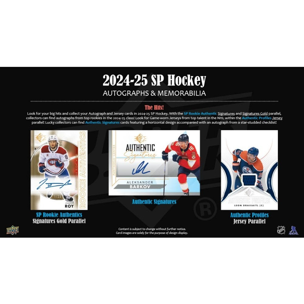 2024-25 Upper Deck SP NHL Hockey Blaster Box