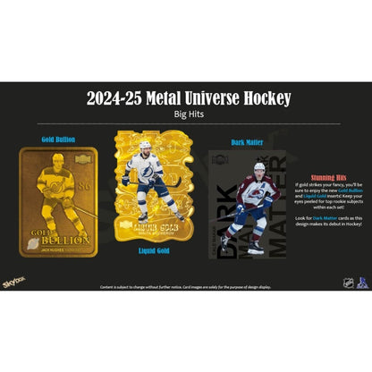 2024-25 Upper Deck Skybox Metal Universe NHL Hockey Blaster Box