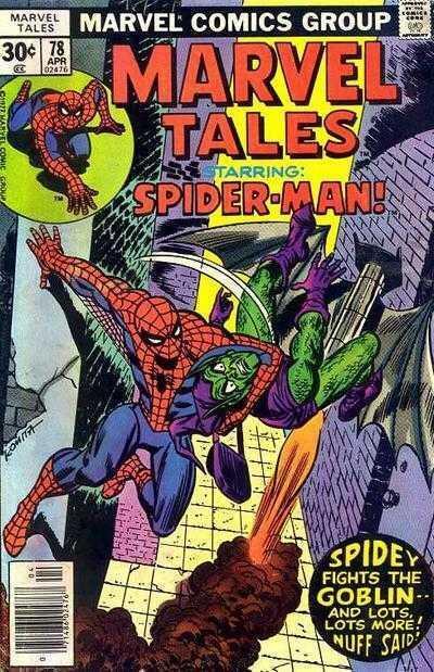 Marvel Tales #78 (1977) Spider-Man/Green Goblin  G/G+