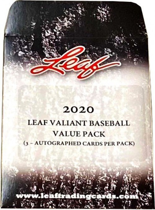 2020 Leaf Valiant Baseball Exclusive Value Pack [3 Autographs]