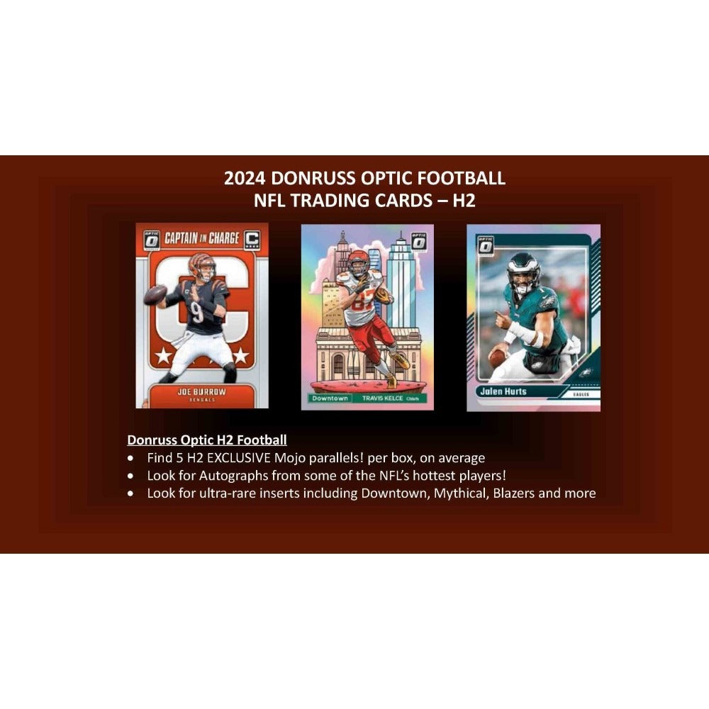 2024 Panini Donruss Optic Football H2 Hobby Box