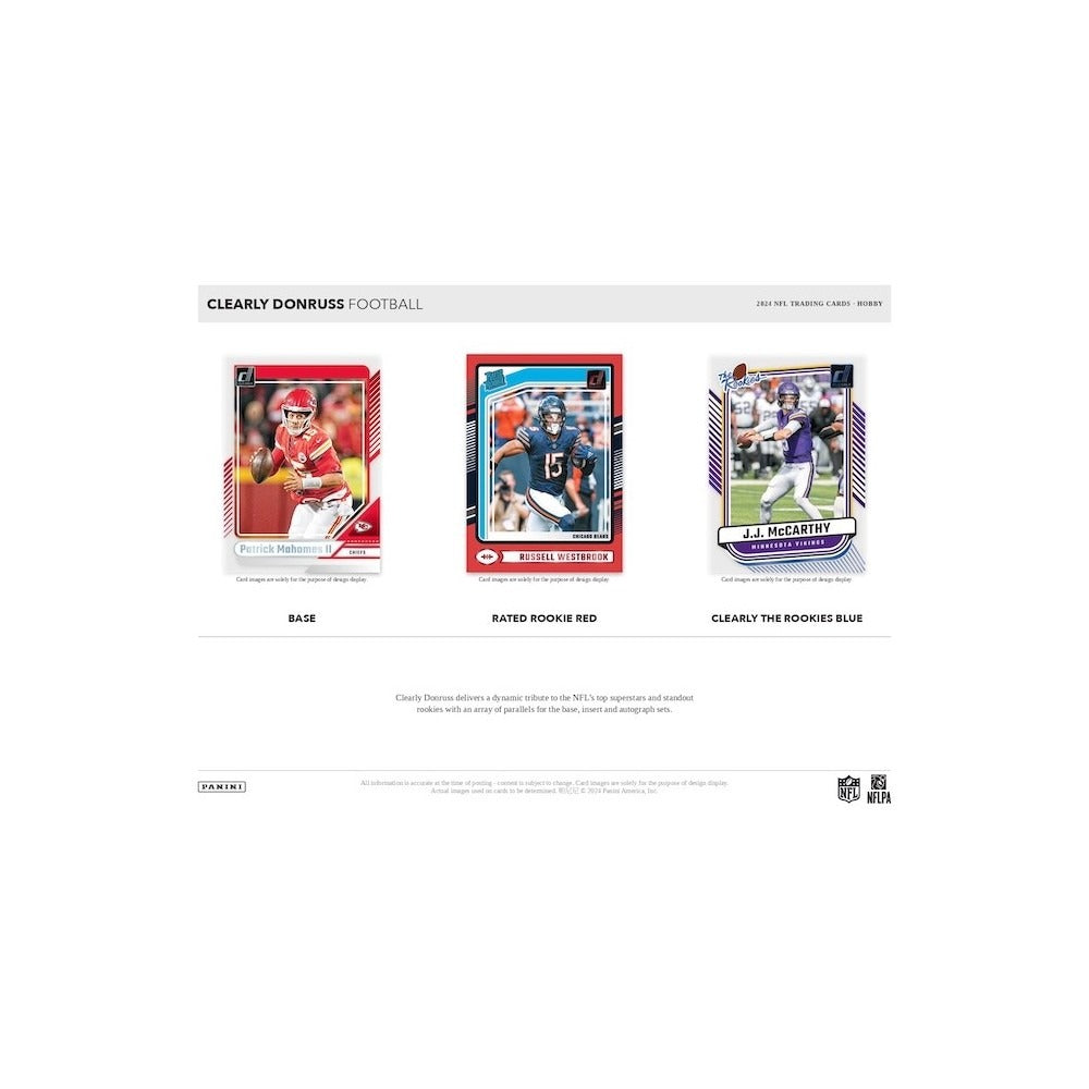 2024 Panini Clearly Donruss Football Hobby Box