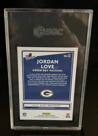 2020 Panini Donruss Jordan Love #TR-JL The Rookies SGC 9.5