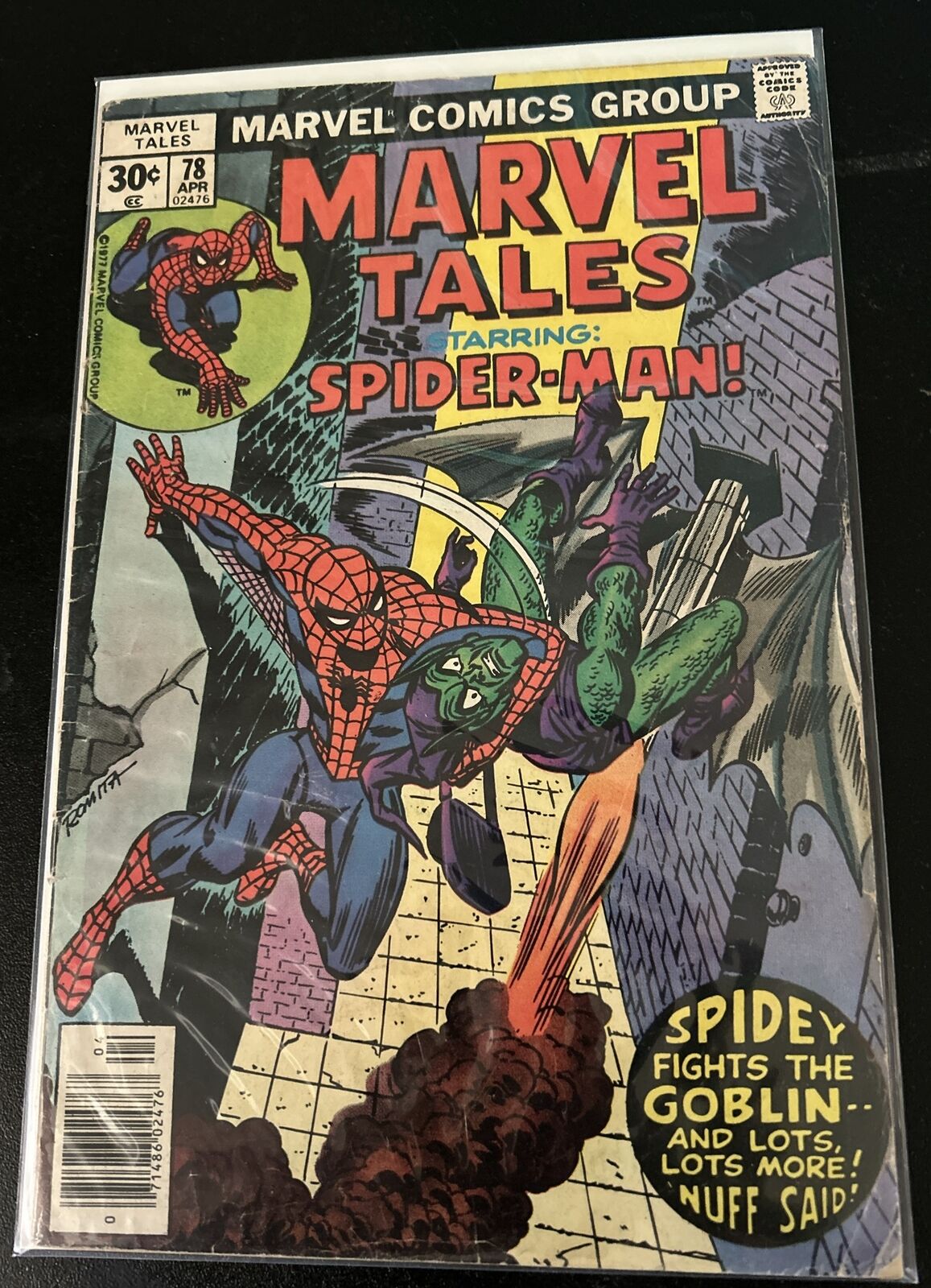 Marvel Tales #78 (1977) Spider-Man/Green Goblin  G/G+