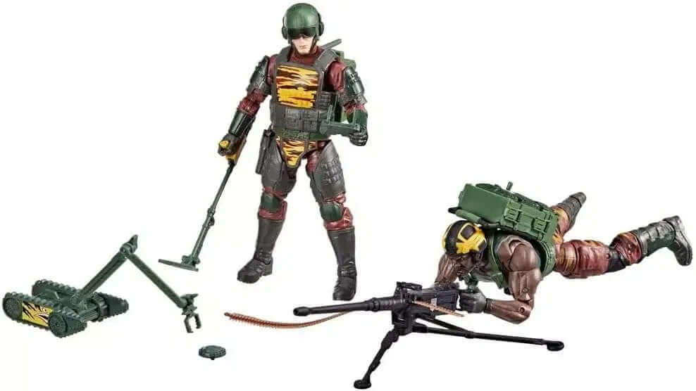 GI Joe Classified Series Roadblock, Tripwire & M.A.C.L.E.O.D Exclusive Action Figure 2-Pack [Tiger Force]