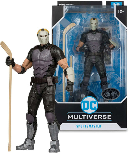 McFarlane Toys DC Multiverse Sportsmaster Action Figure [DC Classic, Platinum Edition]