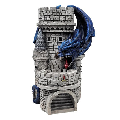 Forged Gaming: Dragons Keep LED Dice Tower - Blue Dragon