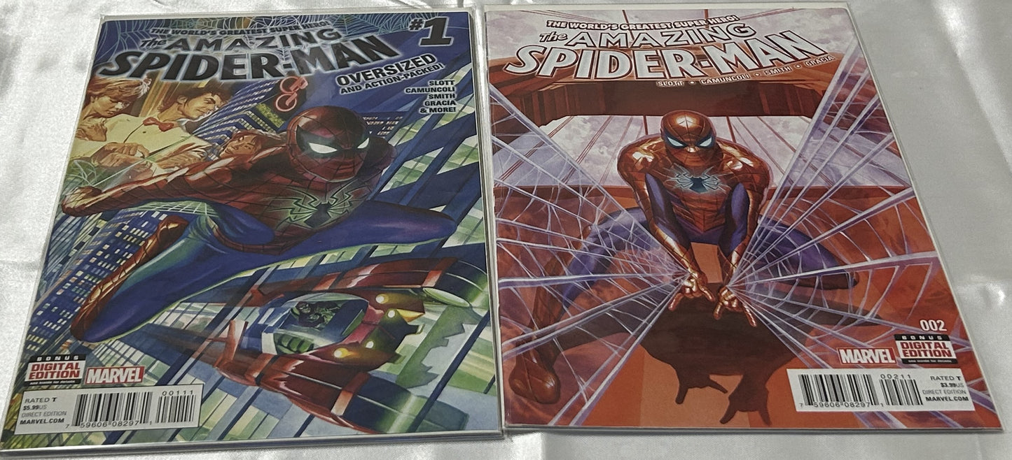 Amazing Spider-Man #1 and #2 (2015) NM