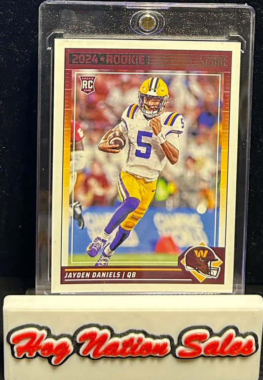 2024 Score Football Jayden Daniels RC