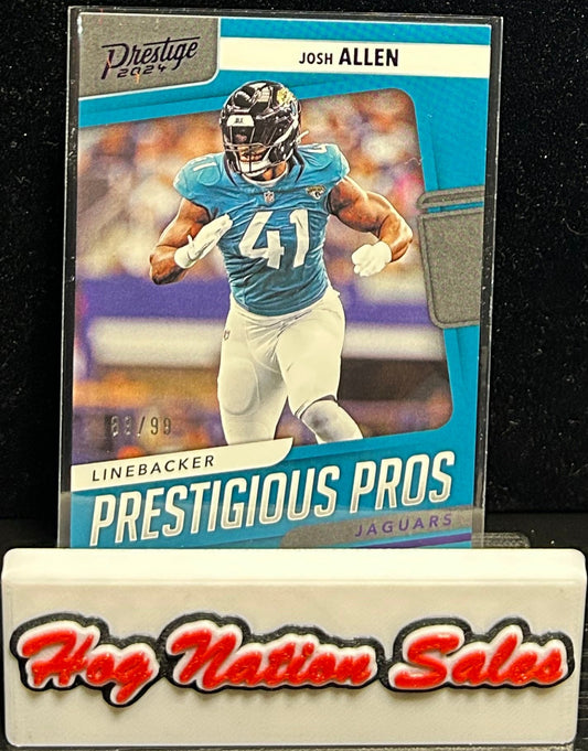 2024 Panini Prestige Josh Allen Prestigious Pros 89/99