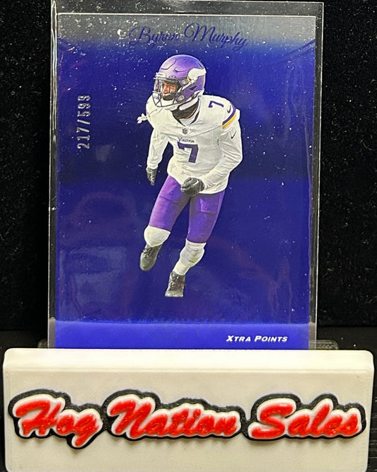 2024 Panini Prestige Byron Murphy Xtra Points Blue 217/599