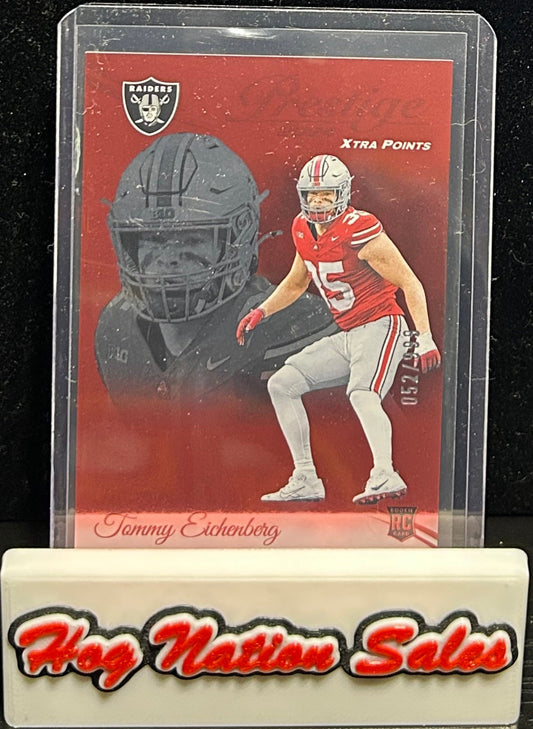 2024 Panini Prestige Tommy Eichenberg RC Xtra Points Red 052/999