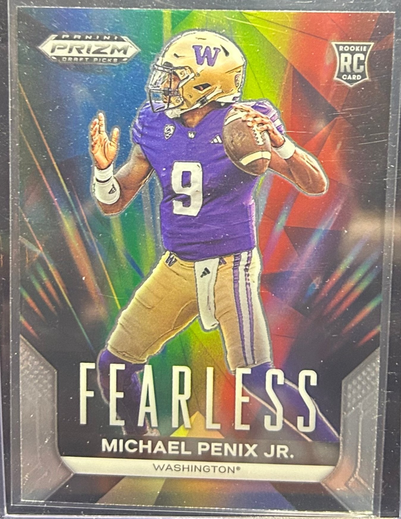 2024 Panini Prizm Draft Picks Michael Penix RC Fearless