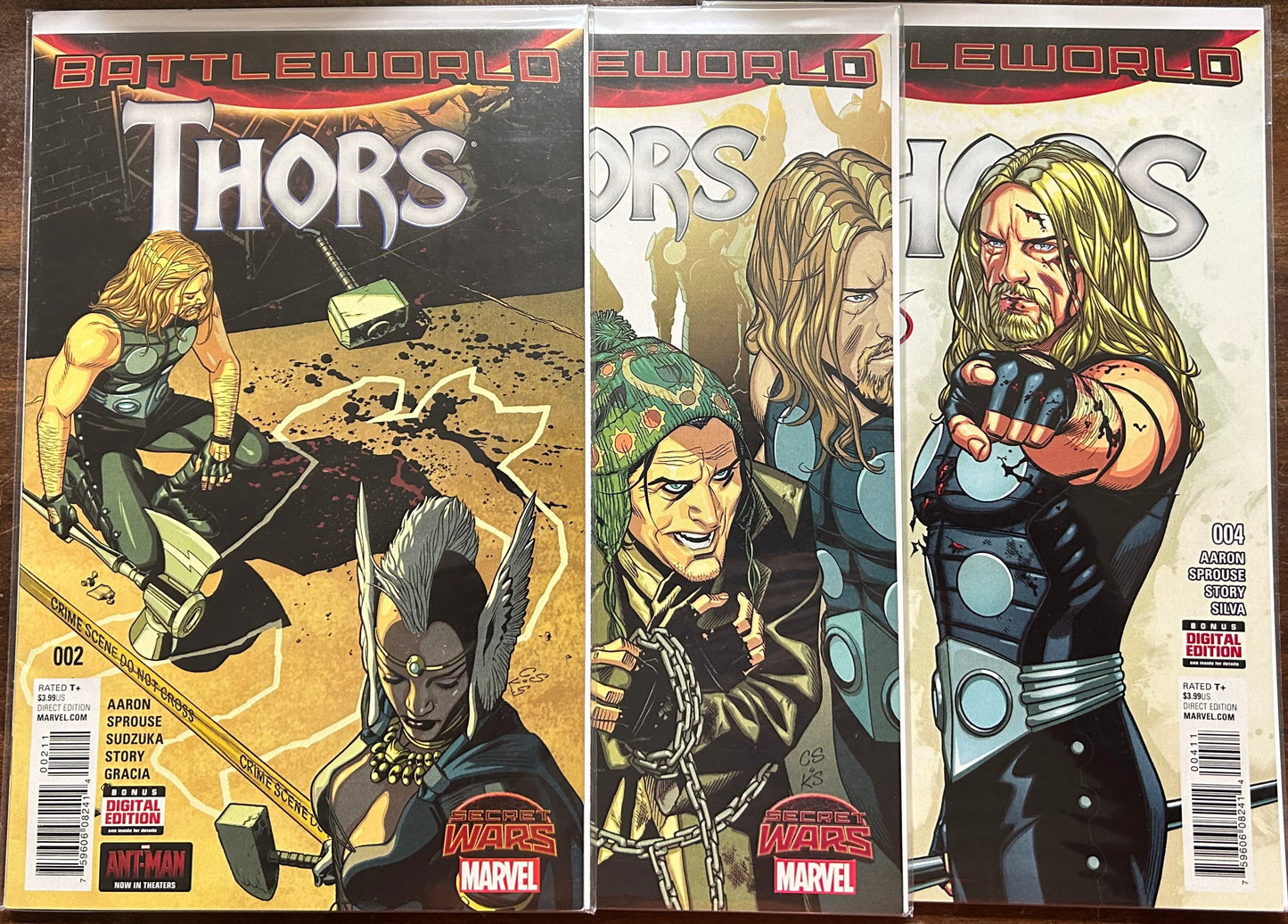 Thors Battleworld Lot #2, 3 & 4