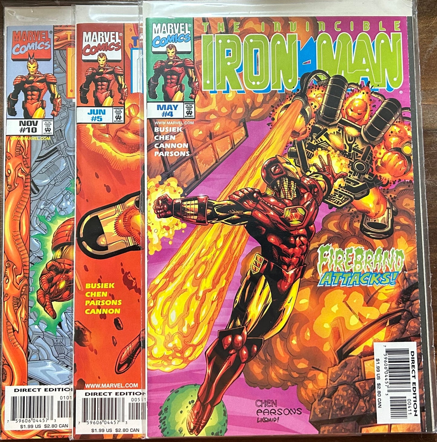 The Invincible Iron Man #4, 5 & 10