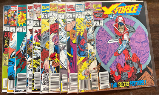 X-Force (1991) 12 Comic Lot