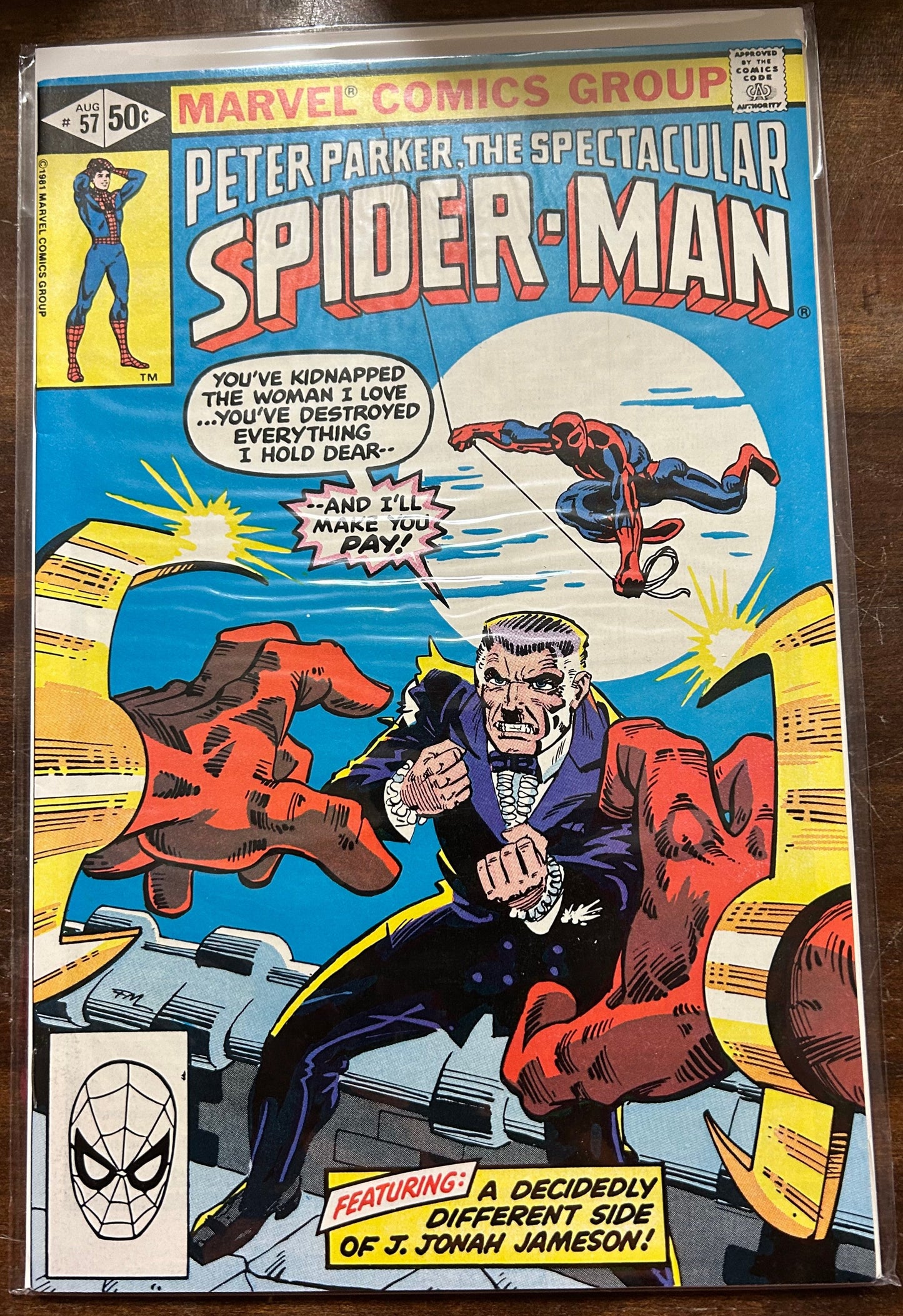 Peter Parker, The Spectacular Spider-Man #57 (1981)