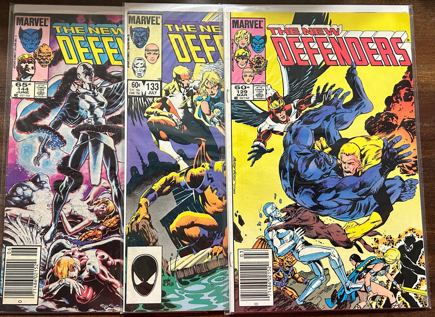 The New Defenders 3 Comic Lot (1983-85)