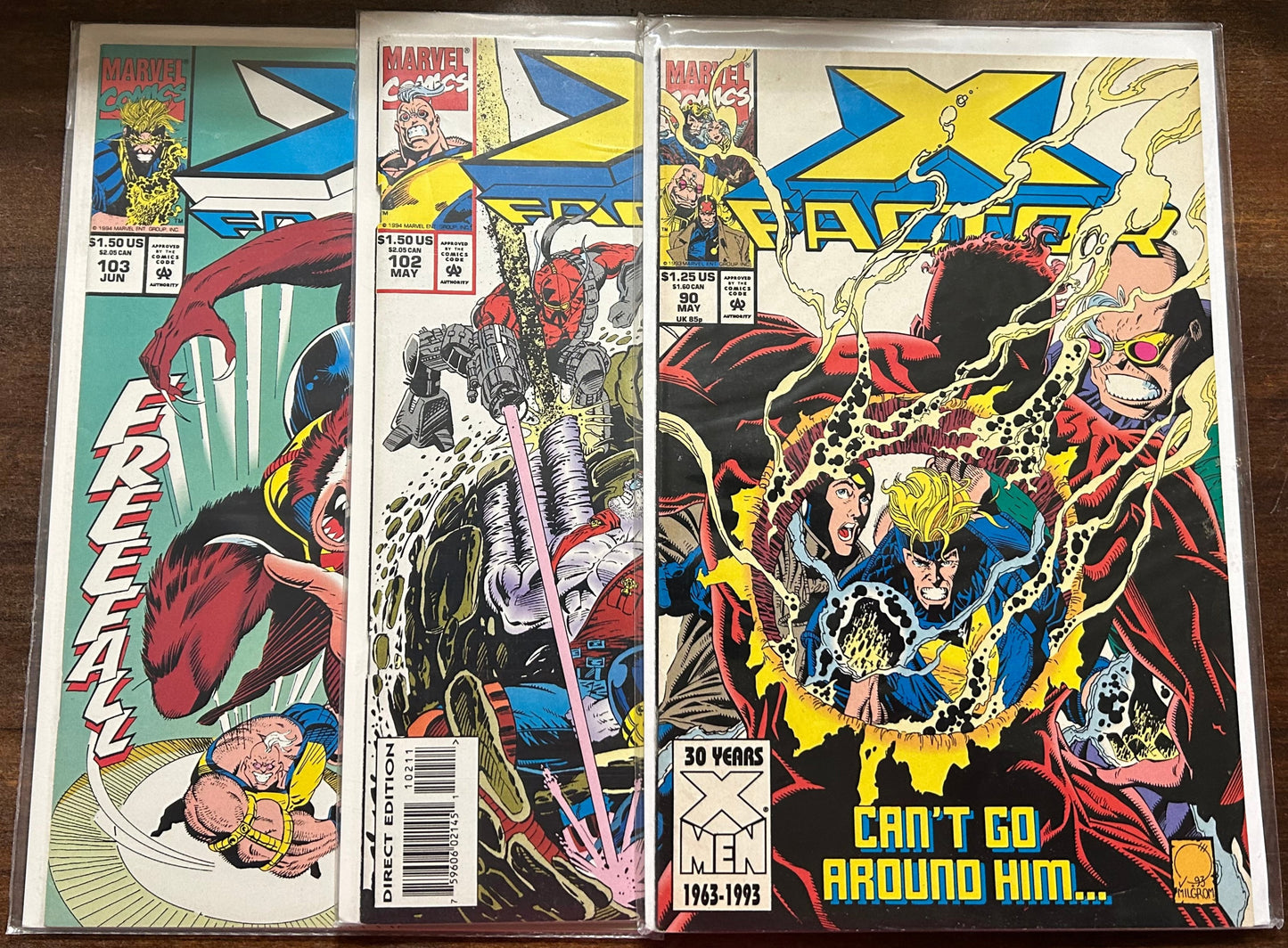 X Factor 3 Comic Lot (1993-94)