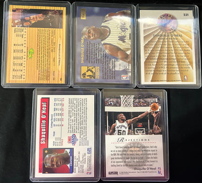 Shaquille O'Neal Rookie Card Lot of (5)