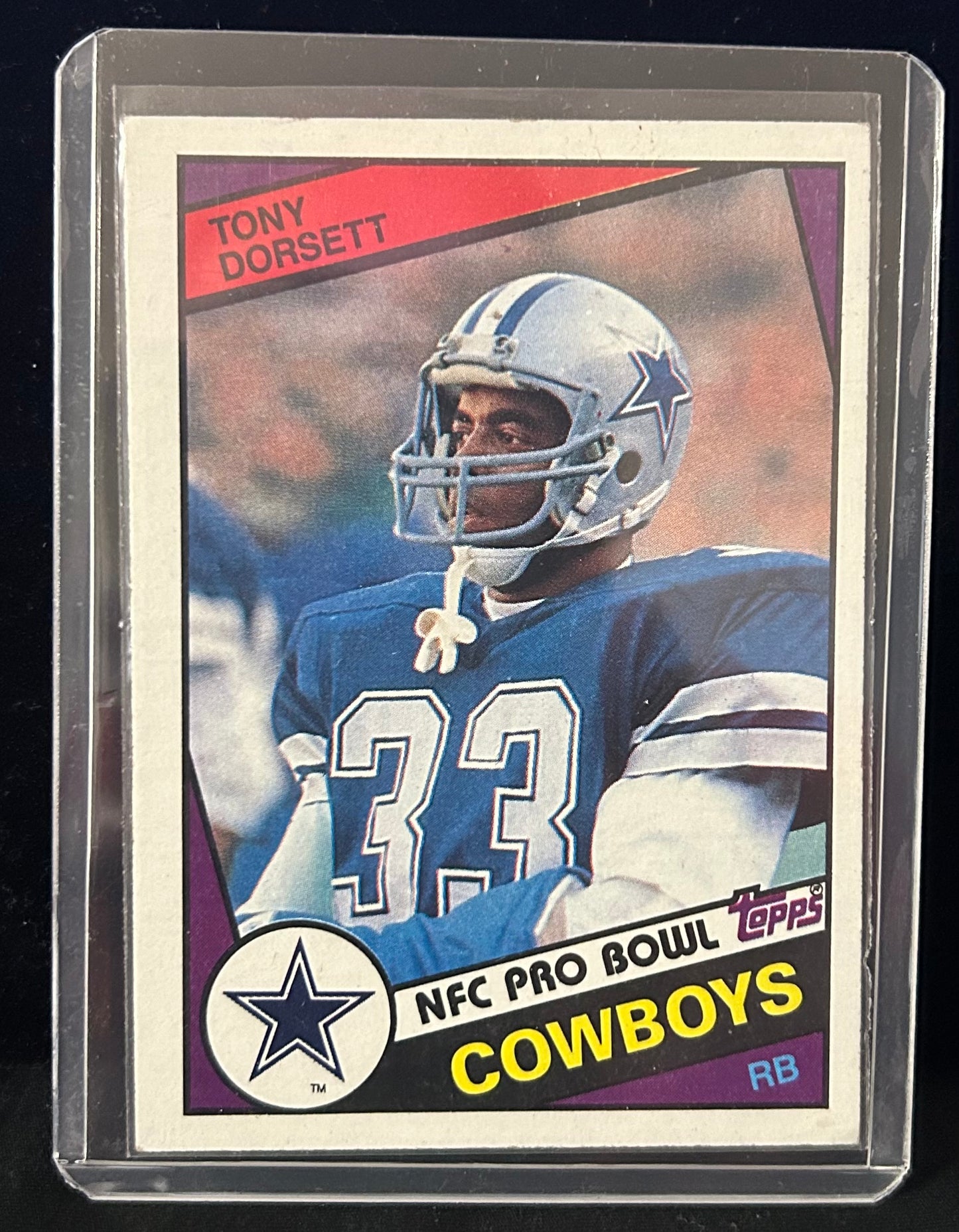 1984 Topps #238 Tony Dorsett NFC Pro Bowl