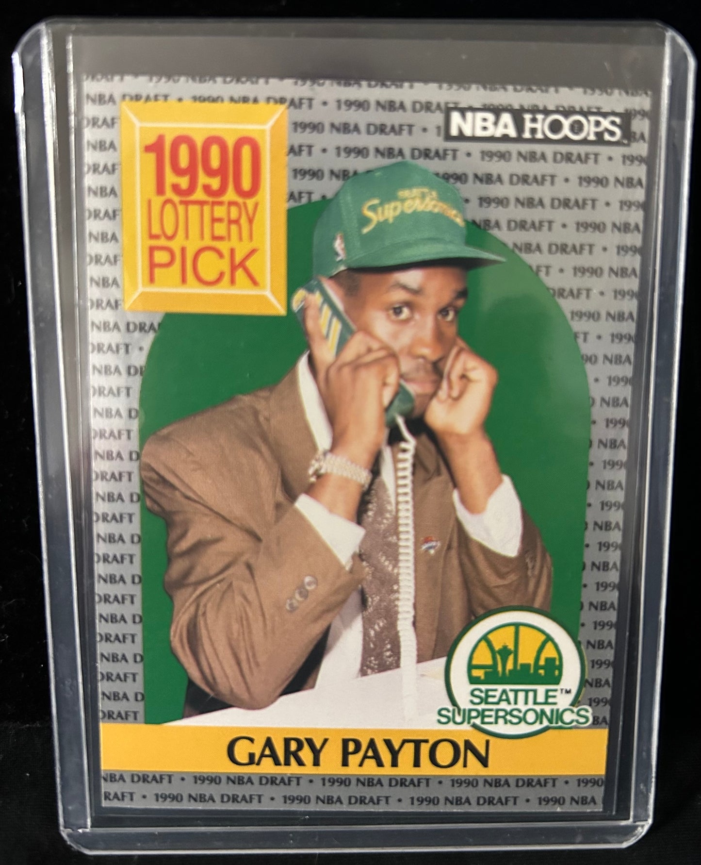 1990 NBA Hoops #391 Gary Payton Rookie Card