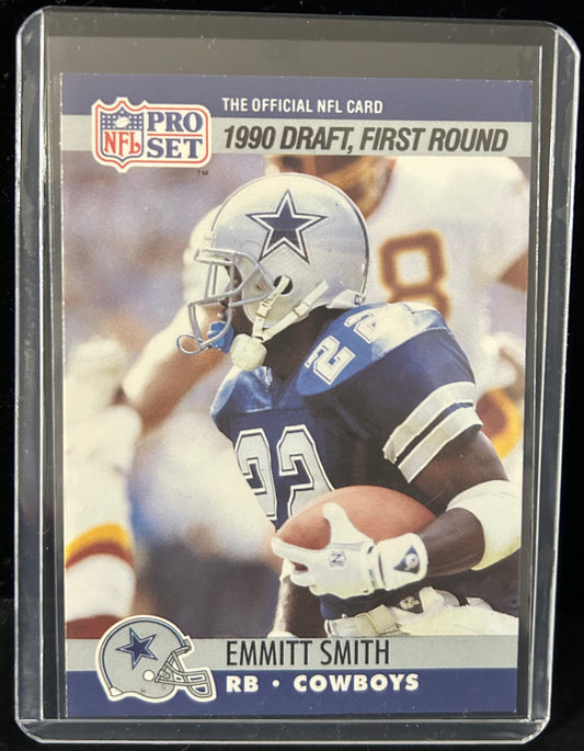 1990 Pro Set #685 Emmitt Smith Rookie Card