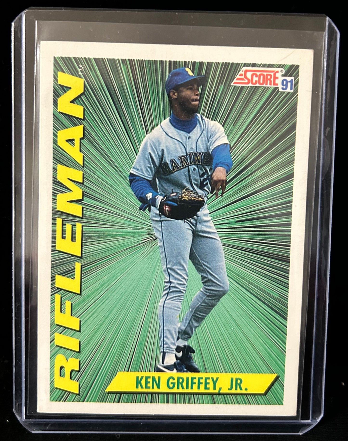 1991 Score #697 Rifleman Ken Griffey, Jr.