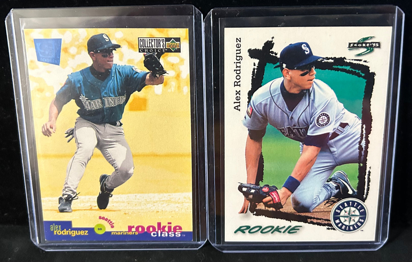 Alex Rodriguez Rookie Card Lot (2)