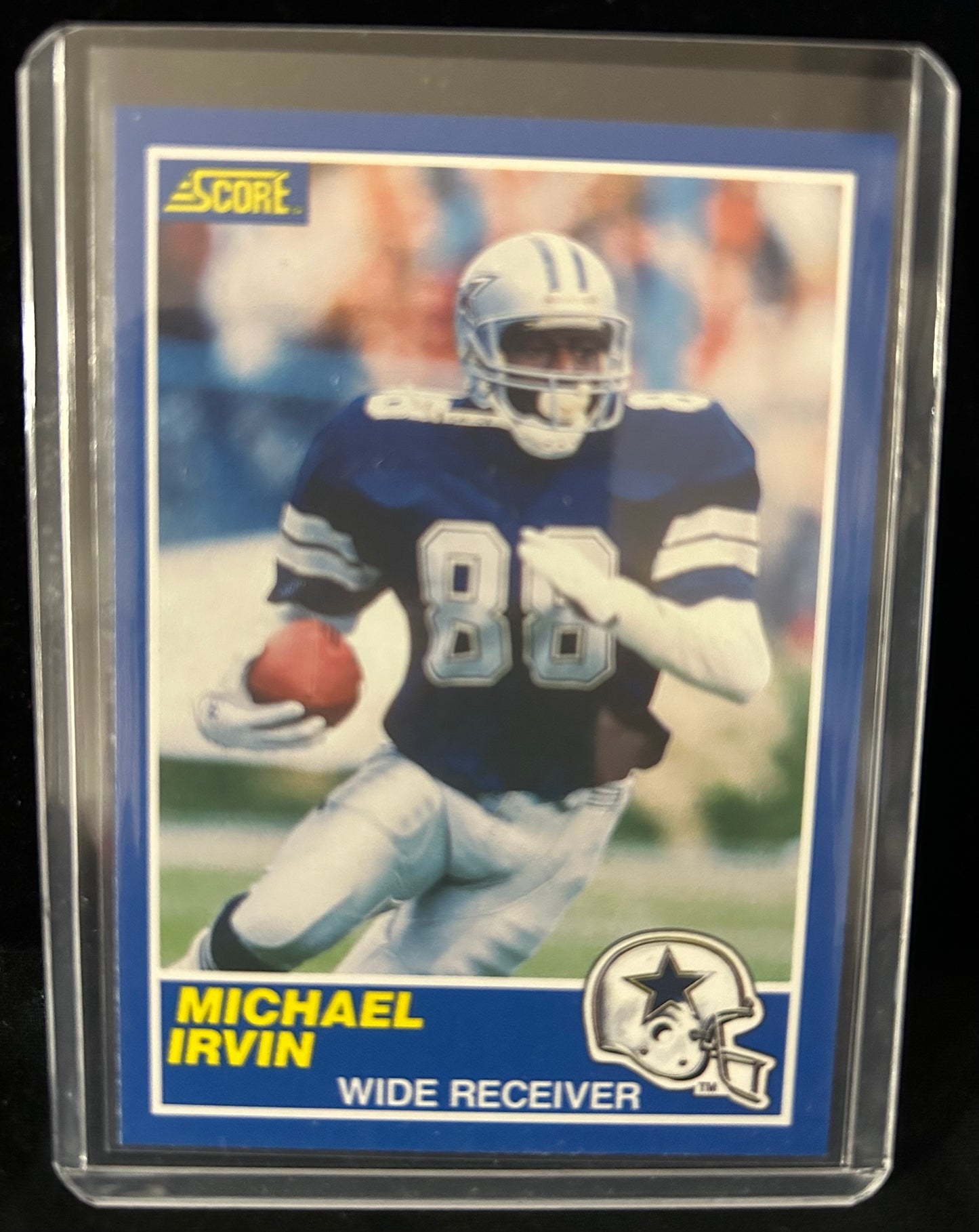 1989 Score #18 Michael Irvin Rookie Card