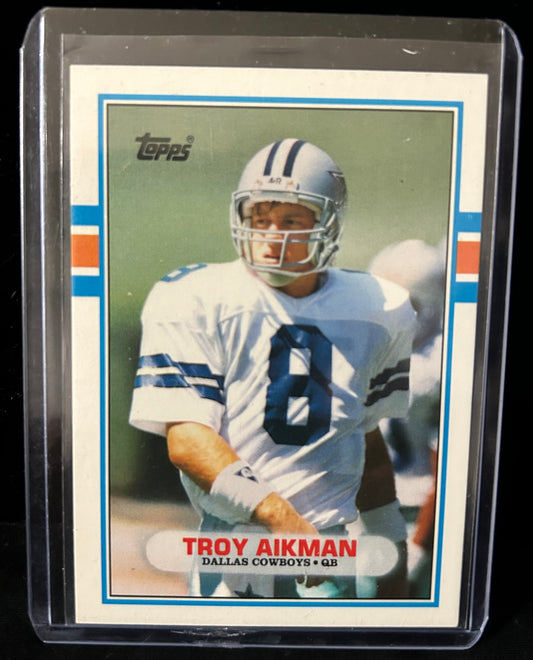 1989 Topps #70T Troy Aikman Rookie Card