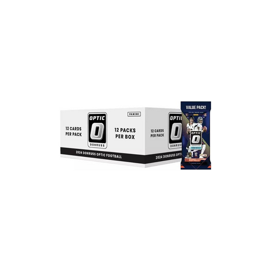 2024 Panini Donruss Optic NFL Football Fat Pack Cello Box