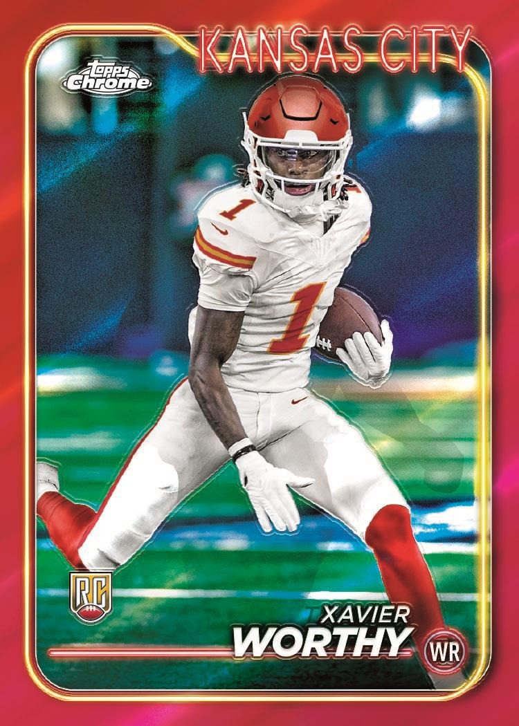 2024 Topps Chrome Football Mega Box