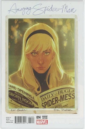 Amazing Spider-Man #14 Gwen Stacy Variant (2014) VF