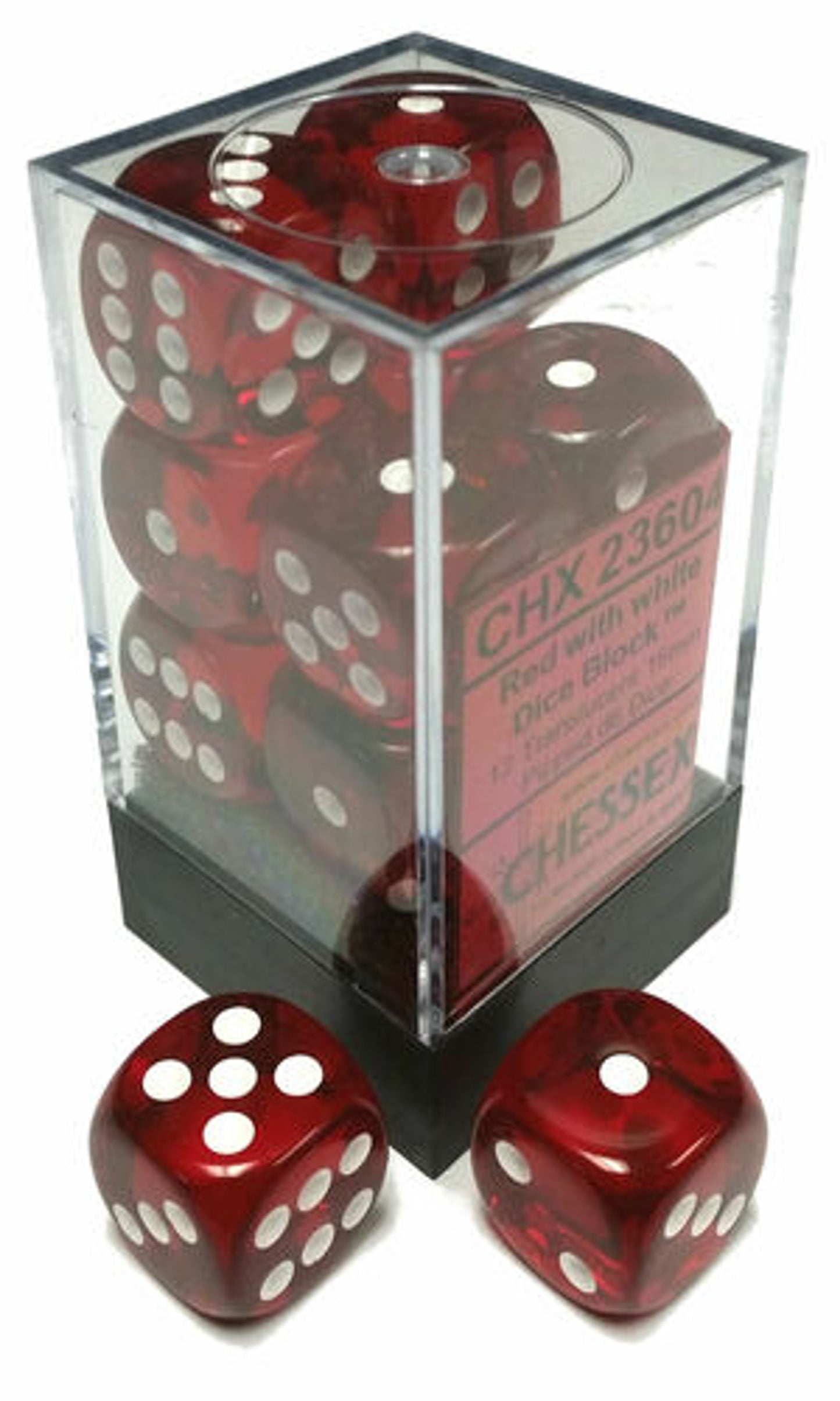 Chessex Dice: Translucent 16mm D6 Red