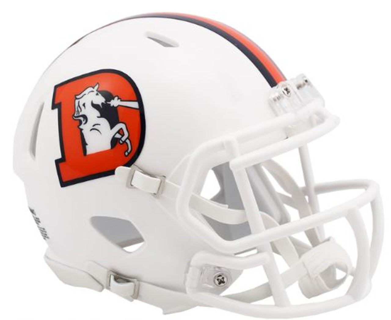 Denver Broncos (2024) Alternate White Riddell Speed Mini Helmet