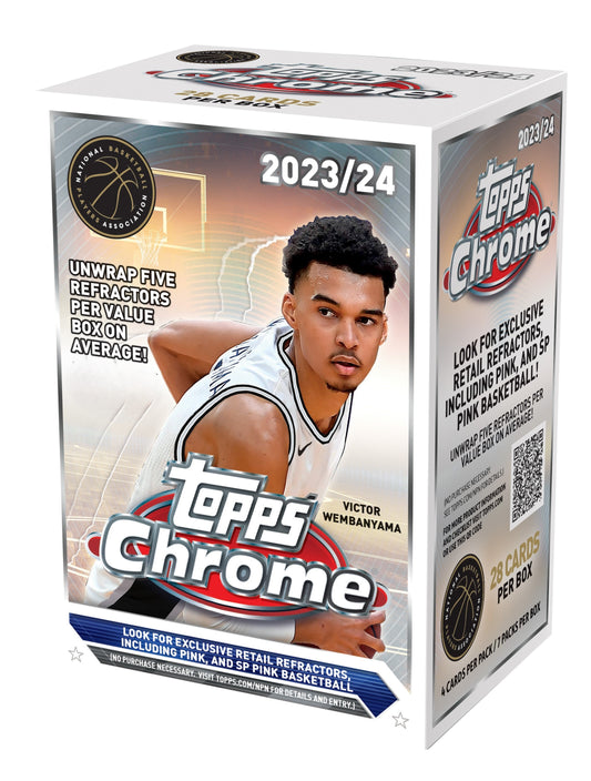 2023-24 Topps Chrome Basketball Blaster Box