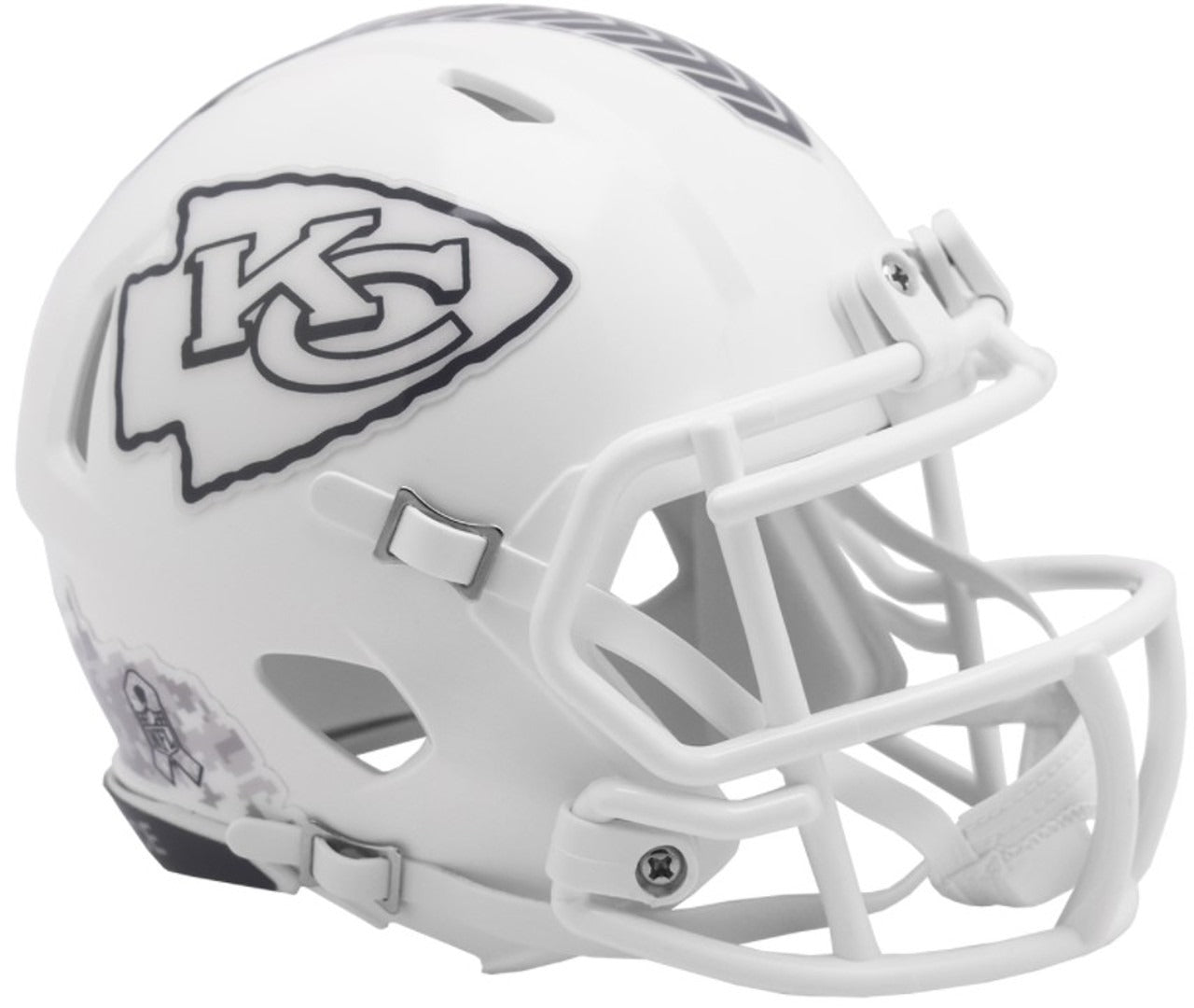 Kansas City Chiefs 2024 NFL Salute to Service Riddell Speed Mini Helmet