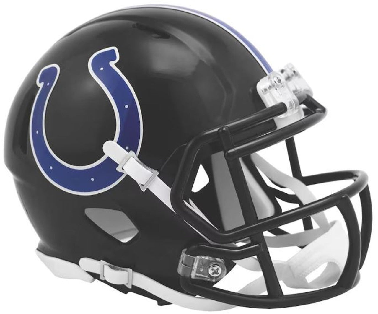 Indianapolis Colts (2024) Alternate Black Riddell Speed Mini Helmet