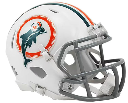 Miami Dolphins (Tribute) Riddell Speed Throwback Mini Helmet