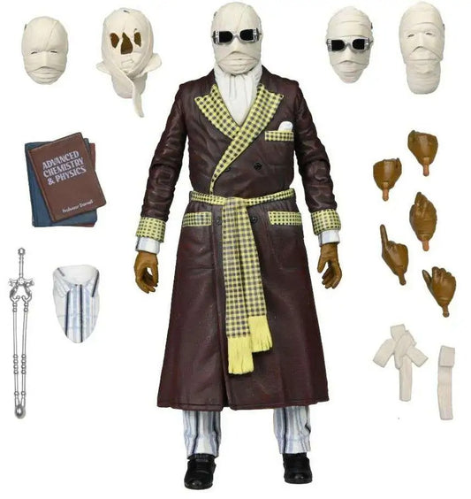 NECA Universal Monsters Invisible Man Action Figure [Ultimate Version, Kemp House, Color Version]