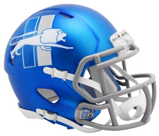 Detroit Lions (2023) Alternate Riddell Speed Mini Helmet