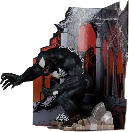 McFarlane Toys Marvel Venom Posed Figure with Scene [The Amazing Spider-Man #316]