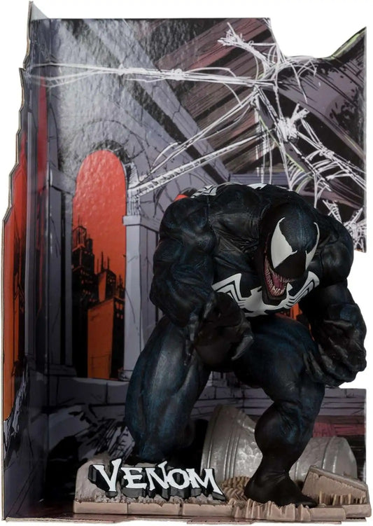 McFarlane Toys Marvel Venom Posed Figure with Scene [The Amazing Spider-Man #316]