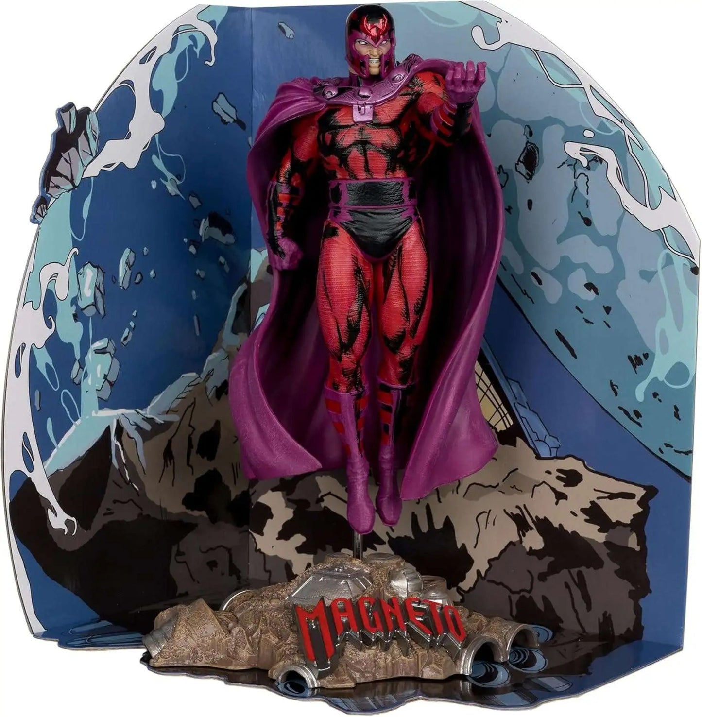 McFarlane Toys Marvel Magneto Posed Figure with Scene [X-Men #1]