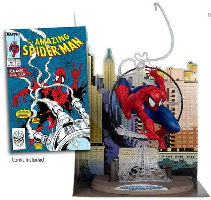 McFarlane Toys Marvel Spider-Man by Todd McFarlane Posed Figure with Scene & Comic [The Amazing Spider-Man #301]