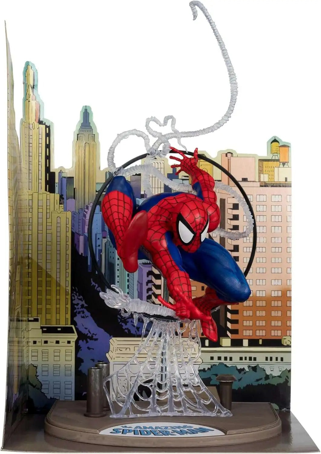 McFarlane Toys Marvel Spider-Man by Todd McFarlane Posed Figure with Scene & Comic [The Amazing Spider-Man #301]