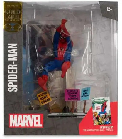 McFarlane Toys Marvel Gold Label Collection Spider-Man Exclusive Posed Figure [The Amazing Spider-Man #68]