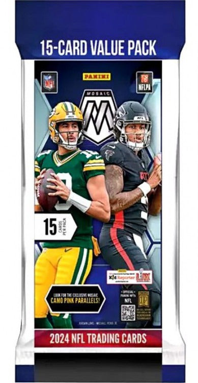 2024 Panini Mosaic NFL Football Trading Card Fat Pack Box